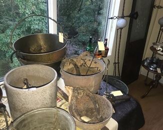 Items Located On The Sun Porch ~ Antique Primitive Items