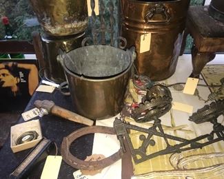 Items Located On The Sun Porch ~ Antique Primitive Items