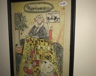 Items Located On The Sun Porch ~ Vintage Bar Decanters, Liquor And Accessories