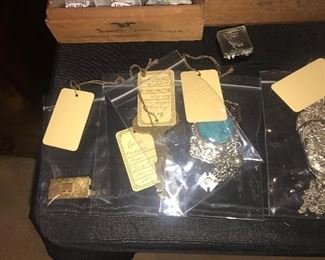 Items Located In The 2nd Bedroom  ~ Vintage Costume Jewelry & Sterling Pieces ~ Assorted 90% Silver Coins ~ Vintage Perfume