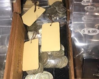 Items Located In The 2nd Bedroom  ~ Vintage Costume Jewelry & Sterling Pieces ~ Assorted 90% Silver Coins ~ Vintage Perfume