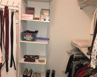 Items Located In The 2nd Bedroom  ~ Assorted Womens Clothing, Shoes And Belts