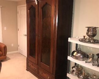 Items Located In The Finished Area Of The Lower Level ~ Antique Knock Down Wardrobe