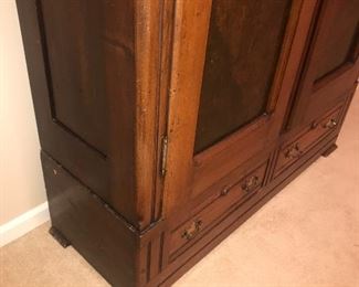 Items Located In The Finished Area Of The Lower Level ~ Antique Knock Down Wardrobe