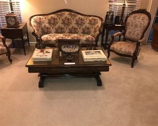 Items Located In The Finished Area Of The Lower Level ~ Antique Victorian Furniture ~ In Great Condition