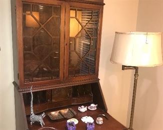 Items Located In The Finished Area Of The Lower Level ~ 1940's Mahogany Secretary