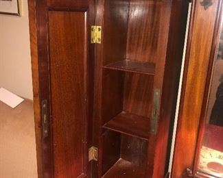 Items Located In The Finished Area Of The Lower Level ~ Antique Victorian Large Executive Desk With Mirror And Drawers