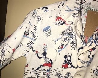 Items Located In The 3rd Bedroom ~ Vintage Boys Cotton Shirts From The Bahamas 