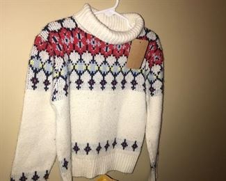 Items Located In The 3rd Bedroom ~ Vintage Boys Ski Sweater