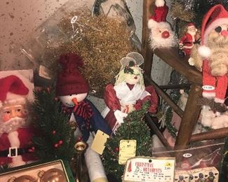 Items Located In The Unfinished Basement ~ Christmas And Holiday Decor ~ Some Vintage