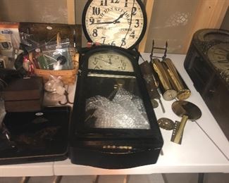 Items Located In The Unfinished Basement ~ Miscellaneous Basement Items ~ Clocks
