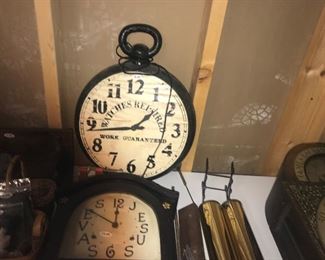 Items Located In The Unfinished Basement ~ Miscellaneous Basement Items ~ Clocks