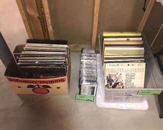 Items Located In The Unfinished Basement ~ Vintage Records