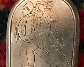 Located In The Dining Room ~ Old Tiffany & Company Sterling Silver Ladle With Warriors