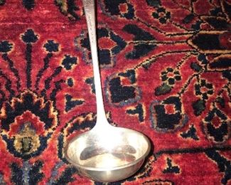 Located In The Dining Room ~ Old Tiffany & Company Sterling Silver Ladle With Warriors