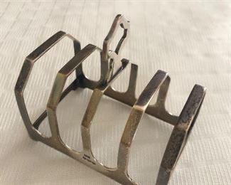 Sterling Silver toast caddy
