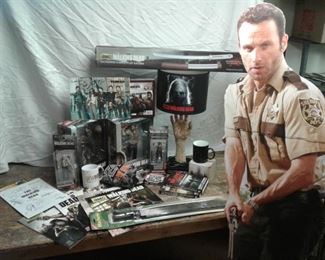 AMC The Walking Dead Memorabilia of Rick Daryl Michonne