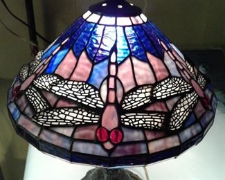 Dragonfly Stained Glass Lamp