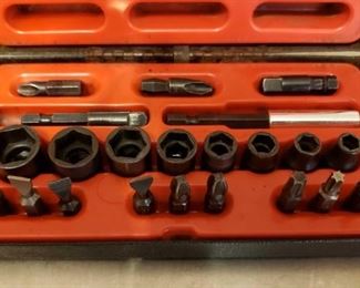 Vintage Snap-On 1/4 Inch Drive Power Socket and Bit Set
