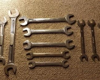 Snap-On Assorted Open End Wrenches
