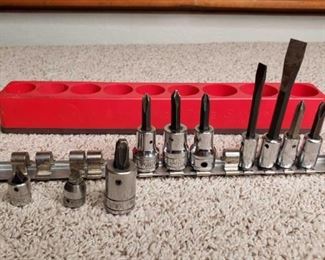 Snap-On Flat Head and Philips Head Bits
