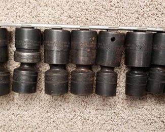 Snap-on Assorted 1/2 in. Drive Swivel Impact Sockets
