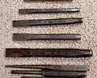 Snap-On Assorted Punches and Chisels
