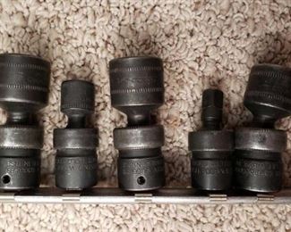 Assorted Snap-On 1/8in. Drive Swivel Impact Sockets
