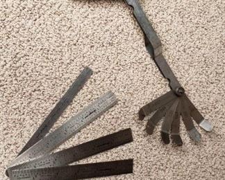 Vintage Snap-On Offset Bent Blade Feeler Gauge Set
