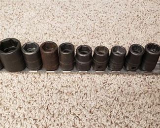 Snap-On 3/8in. Driver Impact Sockets
