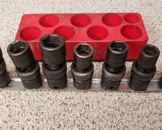 Snap-On 3/8 In. Driver Swivel Impact Sockets
