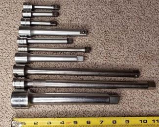 Snap-On Extenders 3/4, 1/2, 3/8 Drivers
