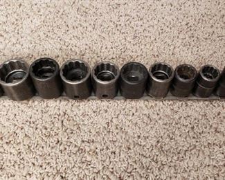 Snap-On Assorted 3/8 in. Driver Impact Sockets
