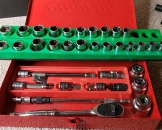 Snap-On Socket Set, 3/8 in. Driver
