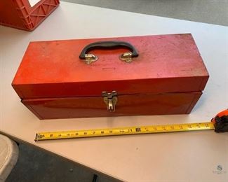 Toolbox w/ Miscellaneous hand tools

