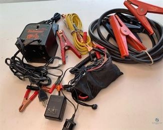 Motor Cycle Battery Charger, Miscellaneous Charging Cables and More.
