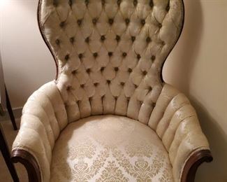 Victorian wingback chair