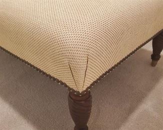 ottoman on casters English $399