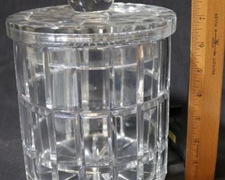 24 - Crystal Biscuit Jar 