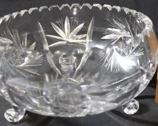 41 - Crystal Footed Bowl 