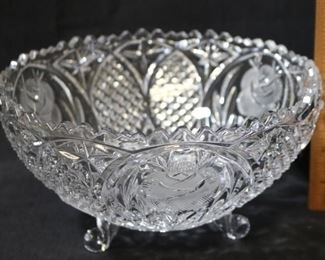 83 - Footed Crystal Bowl 