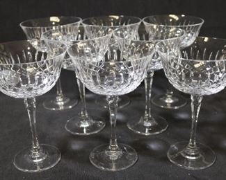94 - Set of 8 Crystal Stemware Glasses - 8pc. 