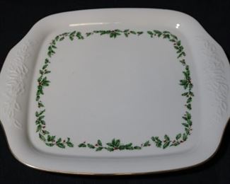118 - Lenox Christmas Serving Platter 