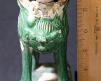 123 - Oriental Dog Statue 