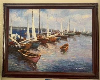 W. Bittar Original Oil Painting 
