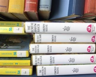 Carolyn Keene and F Van Wyck Mason Hard Cover Books