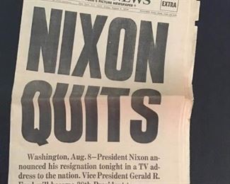 Nixon Quits New York Daily News