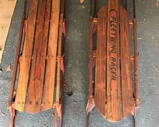 Pair of Vintage Sleds