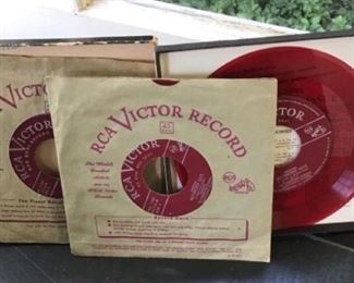 Red Vinyl 45s