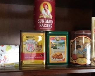 Vintage Recipe Tins and Canisters